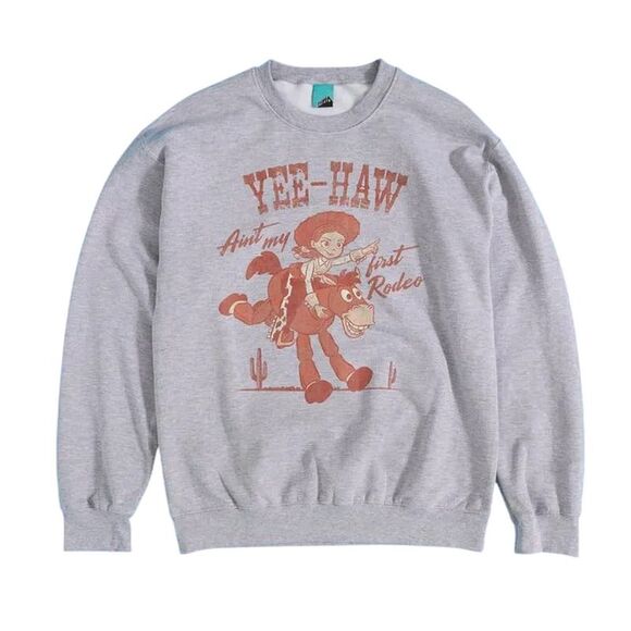 Toy Story Other - Toy Story Unisex Adult Yee-Haw Jessie Marl Sweatshirt / Gray Marl